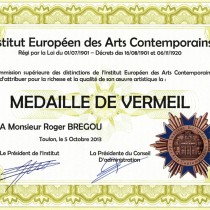 MEDAILLE VERMEIL-Roger BREGOU